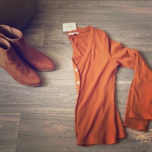 NWT Ribbed Sweater Size L